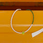 Smiley-Kette 'HeyHey' – dunkelgrün PinaPina