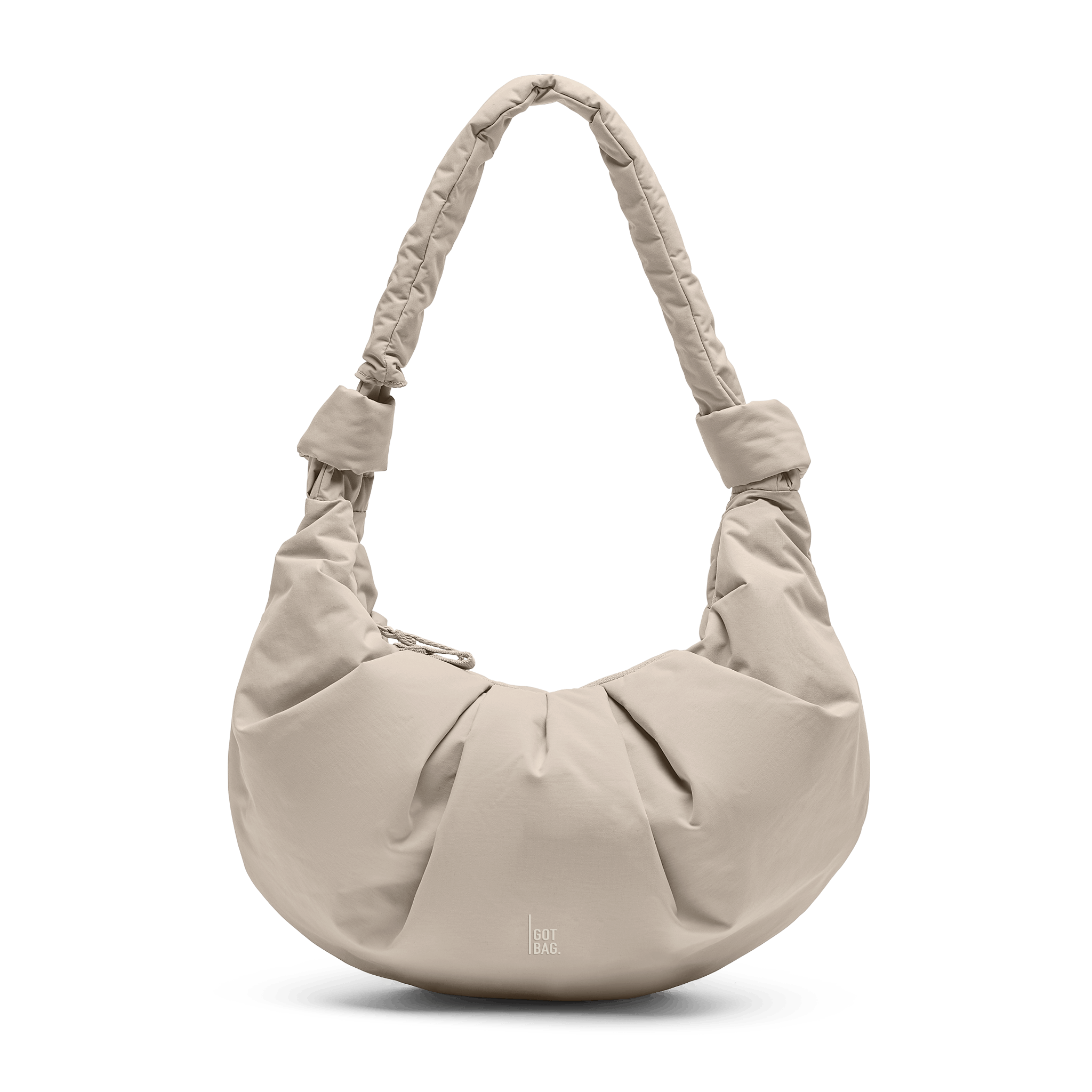 Pleat Moon Bag Large 'Scallop' – Monochrome Edition GOT BAG