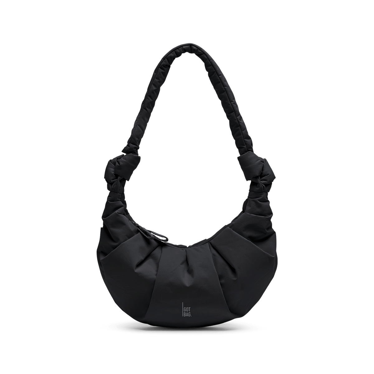 Pleat Moon Bag Small 'Black' – Monochrome Edition GOT BAG