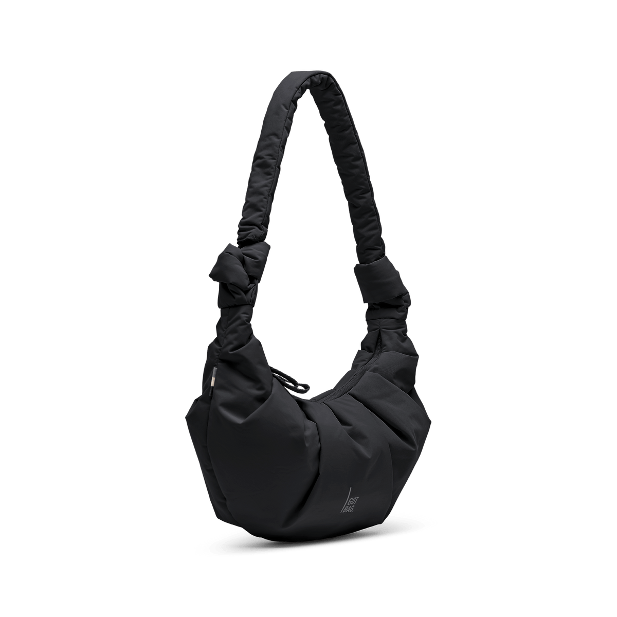 Pleat Moon Bag Small 'Black' – Monochrome Edition GOT BAG