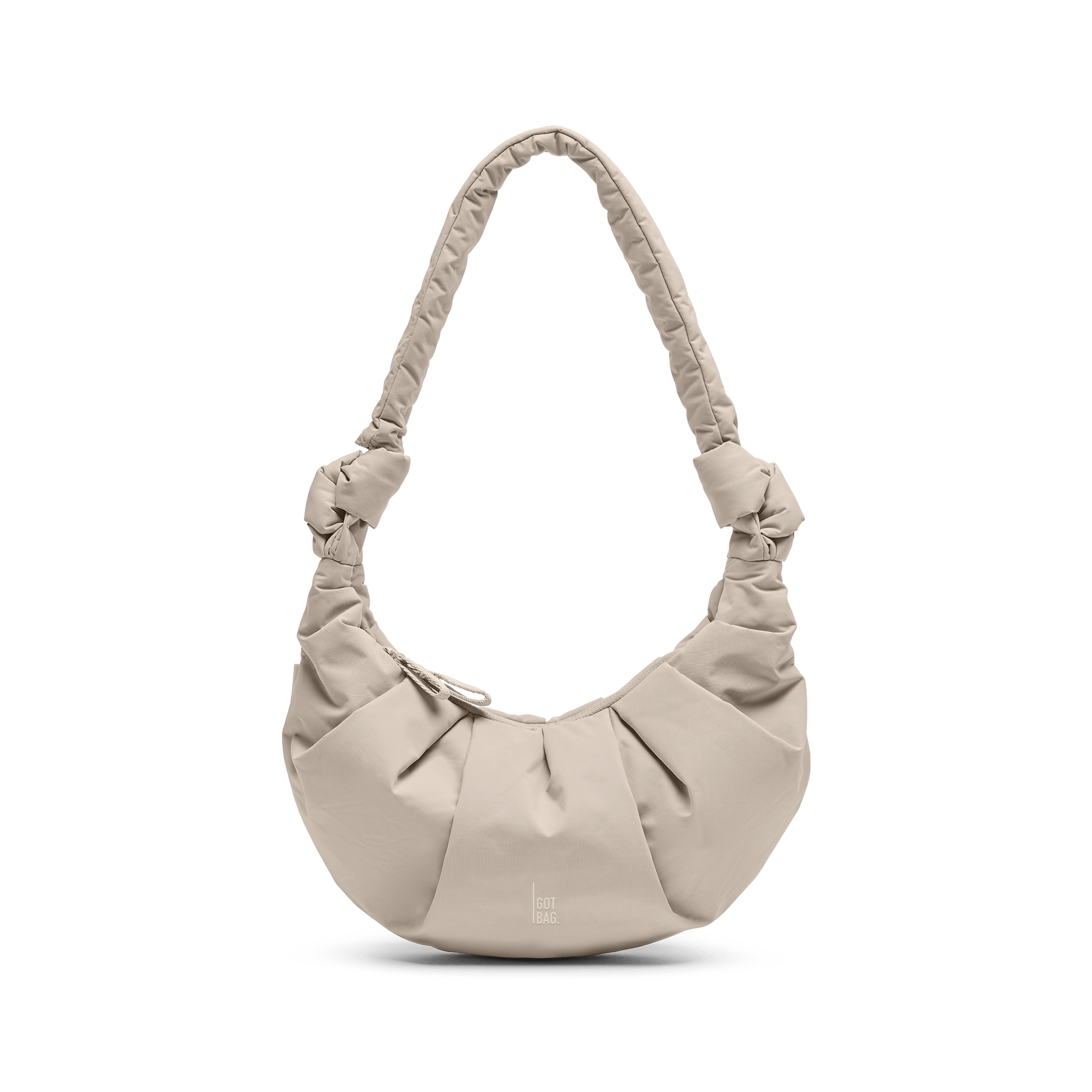 Pleat Moon Bag Small 'Scallop' – Monochrome Edition GOT BAG