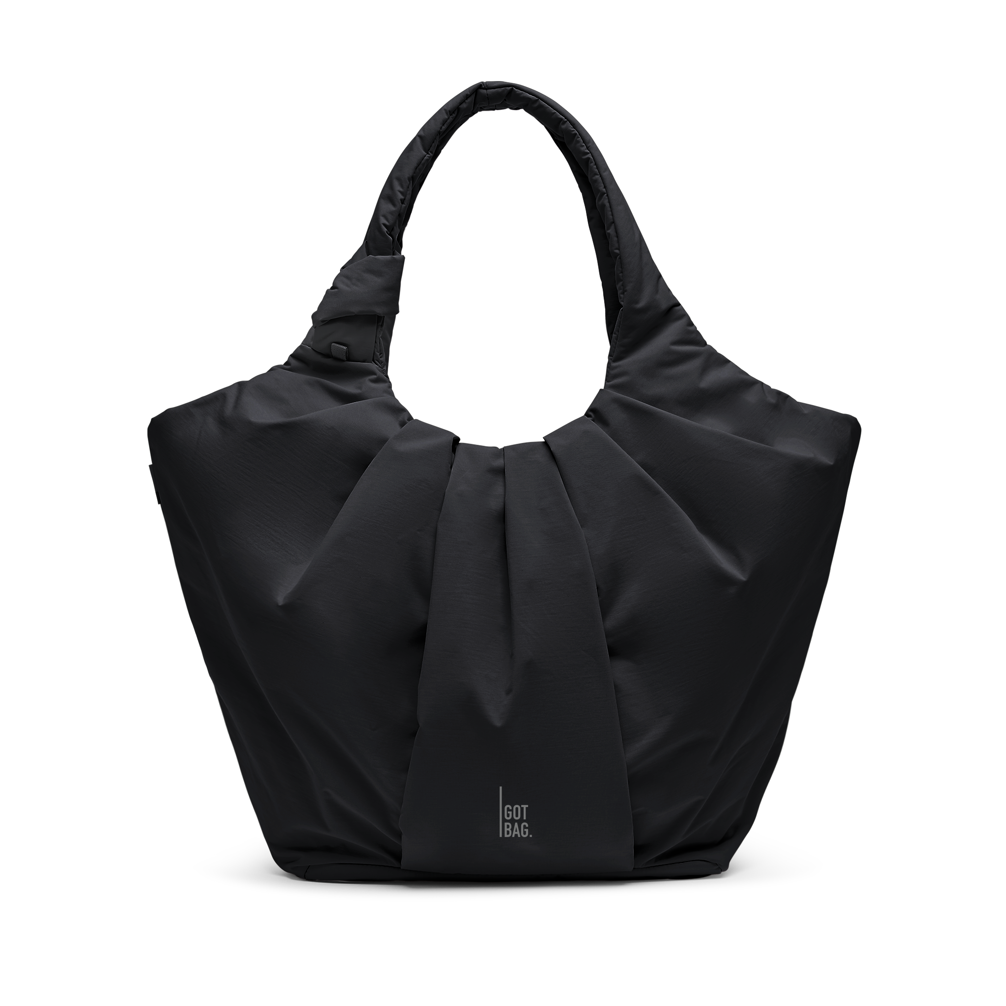 Pleat Tote Bag 'Black' – Monochrome Edition GOT BAG