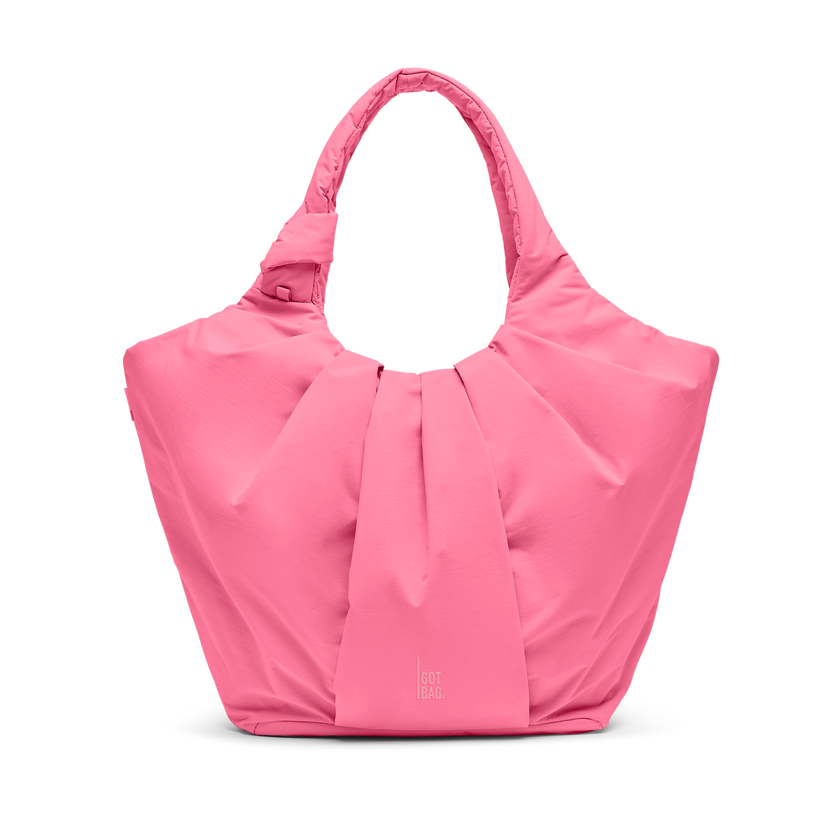 Pleat Tote Bag 'Salina Pink' – Monochrome Edition GOT BAG