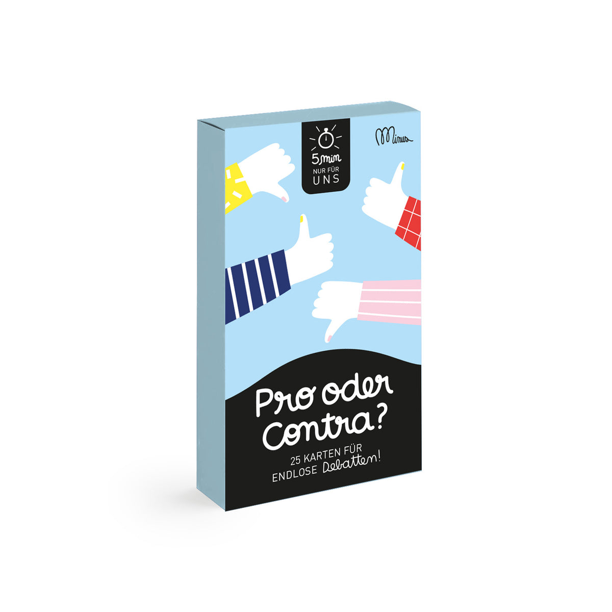 Spiel 'Pro oder Contra' MINUS