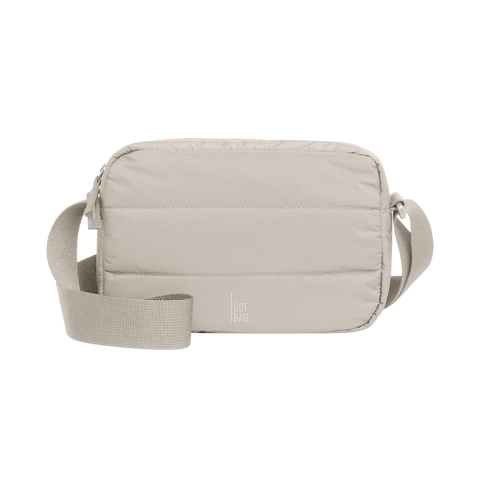 Puffer Crossbody Bag 'Scallop' – Monochrome Edition