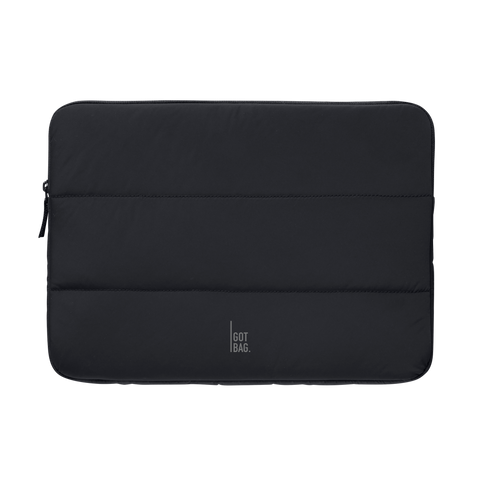 Puffer Laptop Sleeve 14″ 'Black' – Monochrome Edition