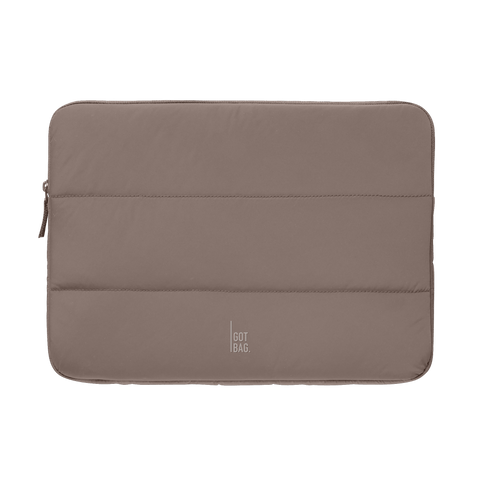 Puffer Laptop Sleeve 16″ 'Oyster' – Monochrome Edition