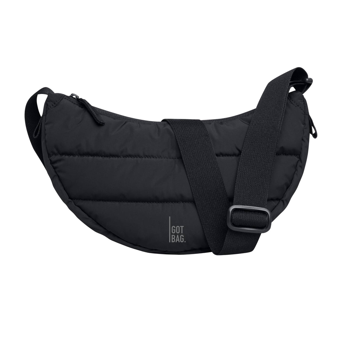 Puffer Moon Bag Small 'Black' – Monochrome Edition GOT BAG