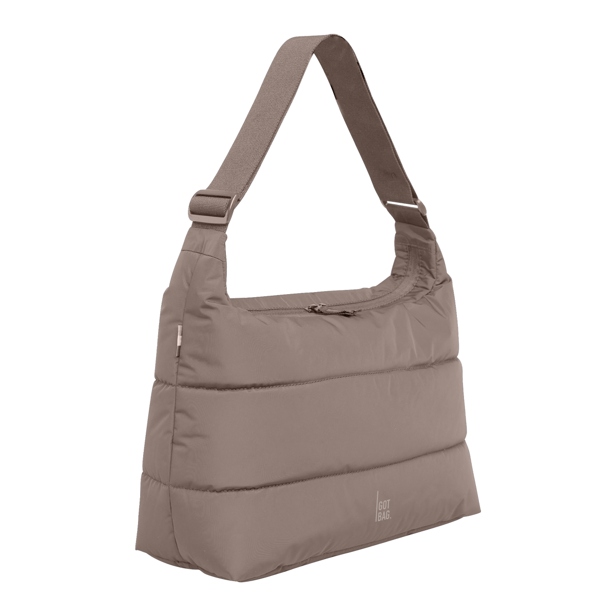 Puffer Square Bag Large 'Oyster' – Monochrome Edition GOT BAG