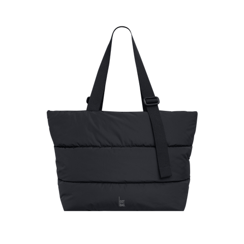 Puffer Tote Bag 'Black' – Monochrome Edition