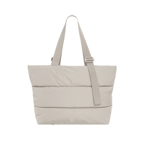 Puffer Tote Bag 'Scallop' – Monochrome Edition