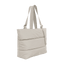 Puffer Tote Bag 'Scallop' – Monochrome Edition