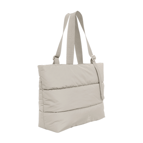 Puffer Tote Bag 'Scallop' – Monochrome Edition