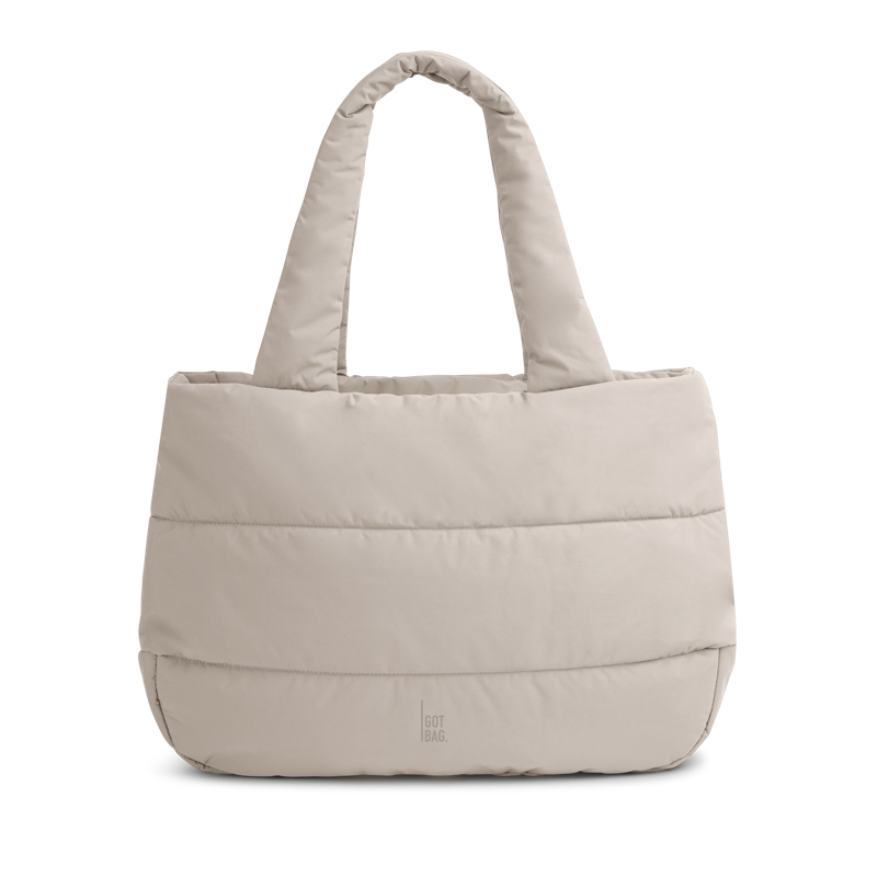 Puffer Horizon Tote Bag 'Scallop' – Monochrome Edition GOT BAG