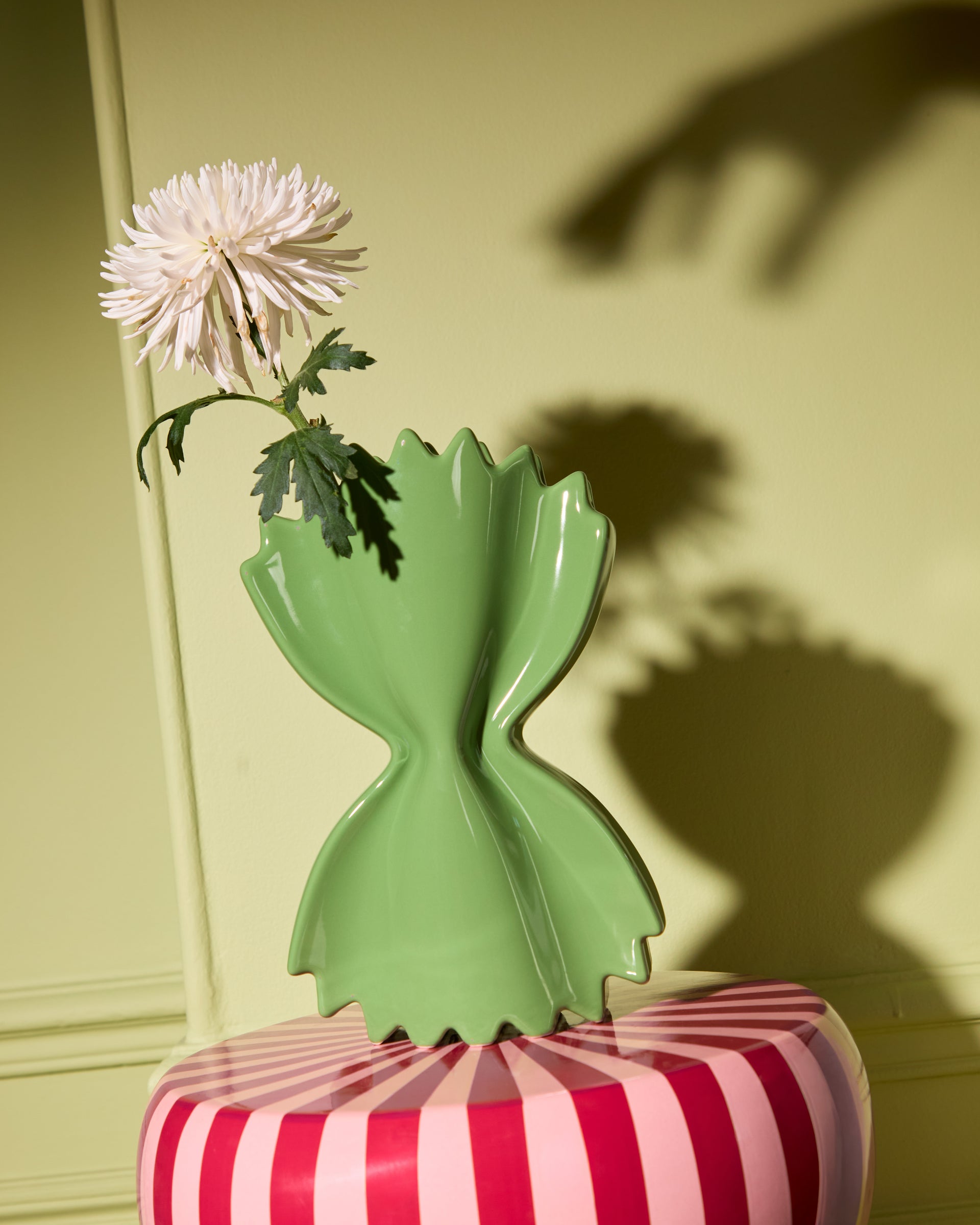 Vase 'Pasta' – grün Fluid Market