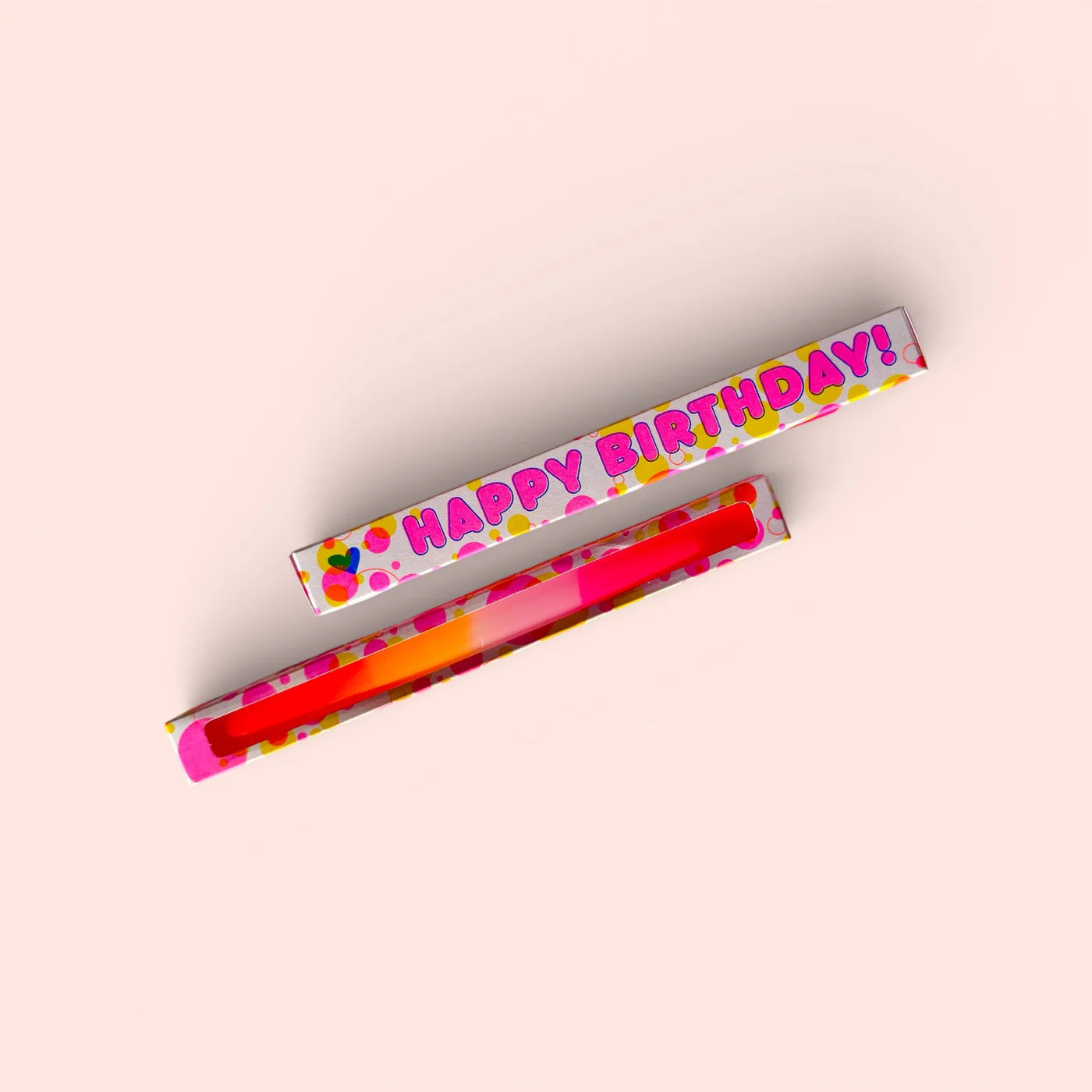 Dip Dye Kerze 'No Candle Like You' – Happy Birthday! rosa Pink Stories