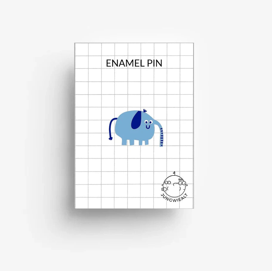 Emaille-Pin 'Elefant' jungwiealt