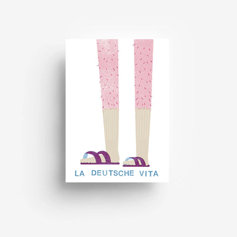 Postkarte 'La Deutsche Vita'