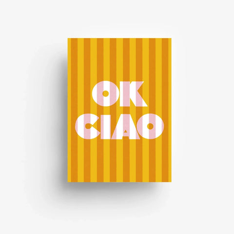 Postkarte 'OK Ciao'