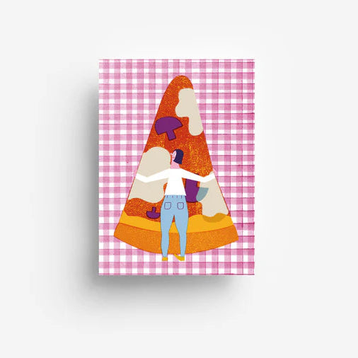 Postkarte 'Pizza Love' jungwiealt