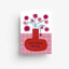 Postkarte 'Get well soon' – Blumenvase