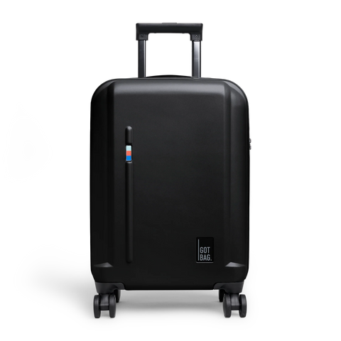 schwarzer Rollkoffer von der Marke got bag