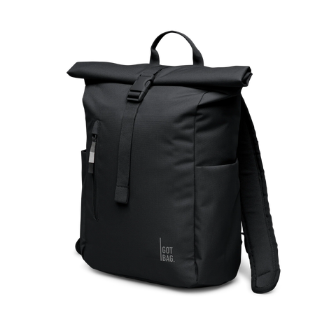 RollTop Easy Small 'Black' – Monochrome Edition GOT BAG