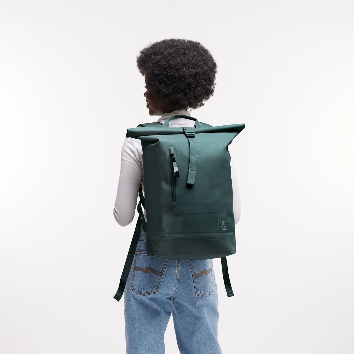 RollTop Lite 2.0 'Sea Teal' – Monochrome Edition GOT BAG