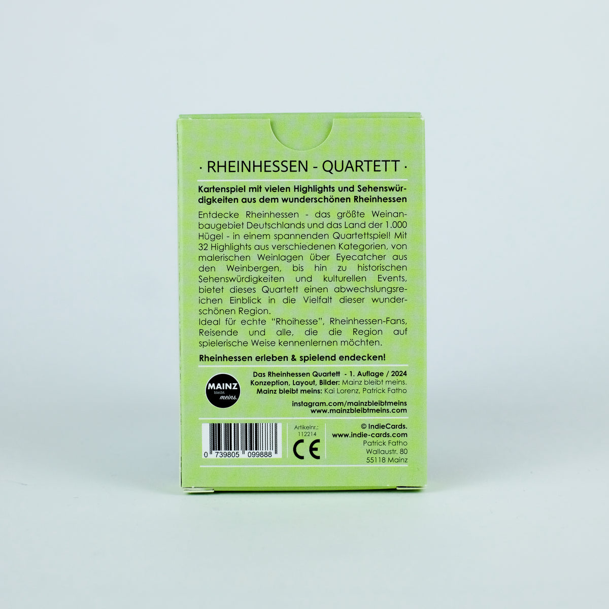 Das Rheinhessen-Quartett Mainzbleibtmeins