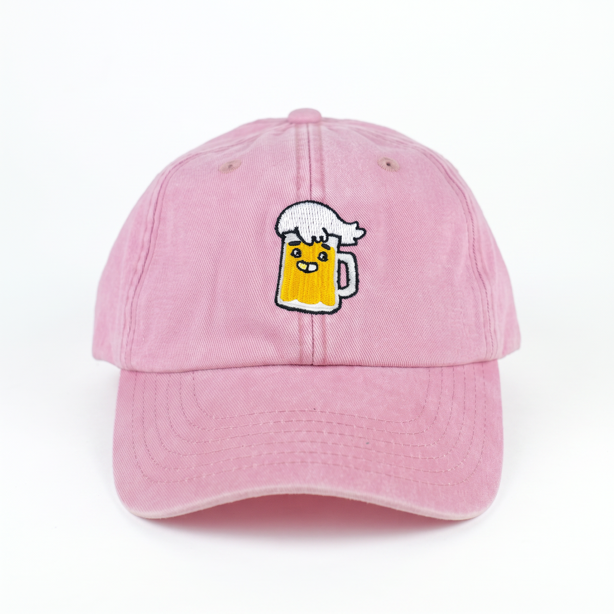Cap 'Bier' – rosa Rubberband