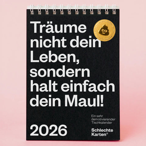 Demotivierender Tischkalender 2026 Rainer Holl
