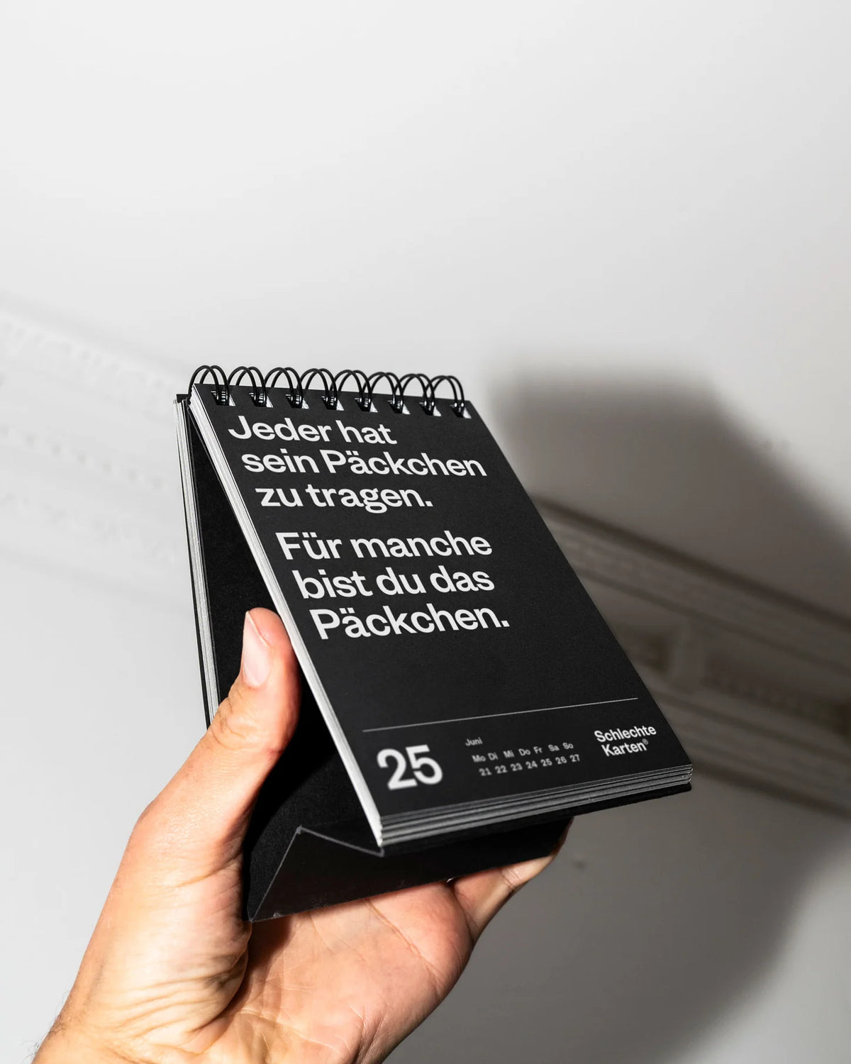 Demotivierender Tischkalender 2027 Schlechte Karten