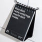 Demotivierender Tischkalender 2027 Schlechte Karten