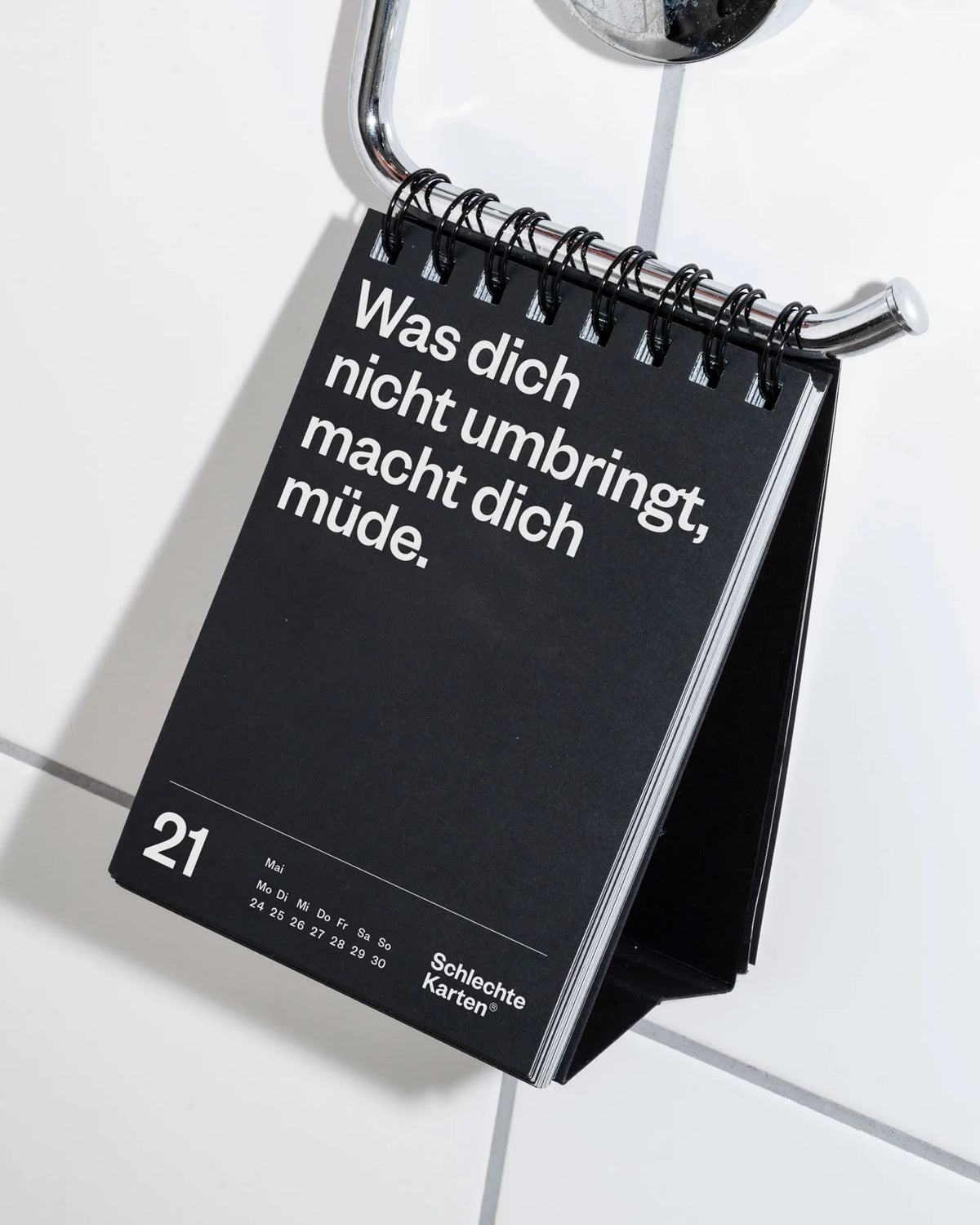 Demotivierender Tischkalender 2027 Schlechte Karten