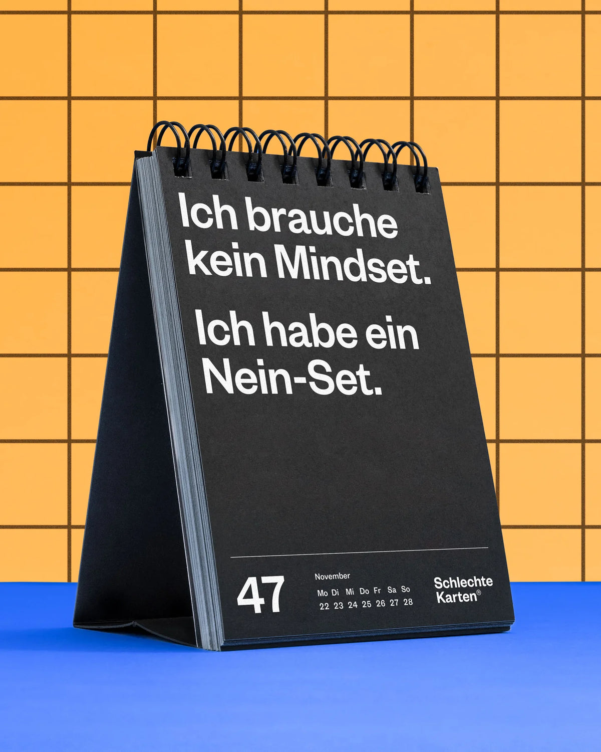 Demotivierender Tischkalender 2027 Schlechte Karten