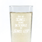 Weinschorle-Glas 'Egal wie schnell du bist, die Schorle ist schnell leer' pinke distel