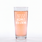 Weinschorle-Glas 'Schorle des Lebens' pinke distel