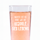 Weinschorle-Glas 'Schorle des Lebens' pinke distel