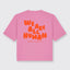 T-Shirt 'We Are All Human' - pink Bee Proud