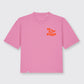 T-Shirt 'We Are All Human' - pink Bee Proud