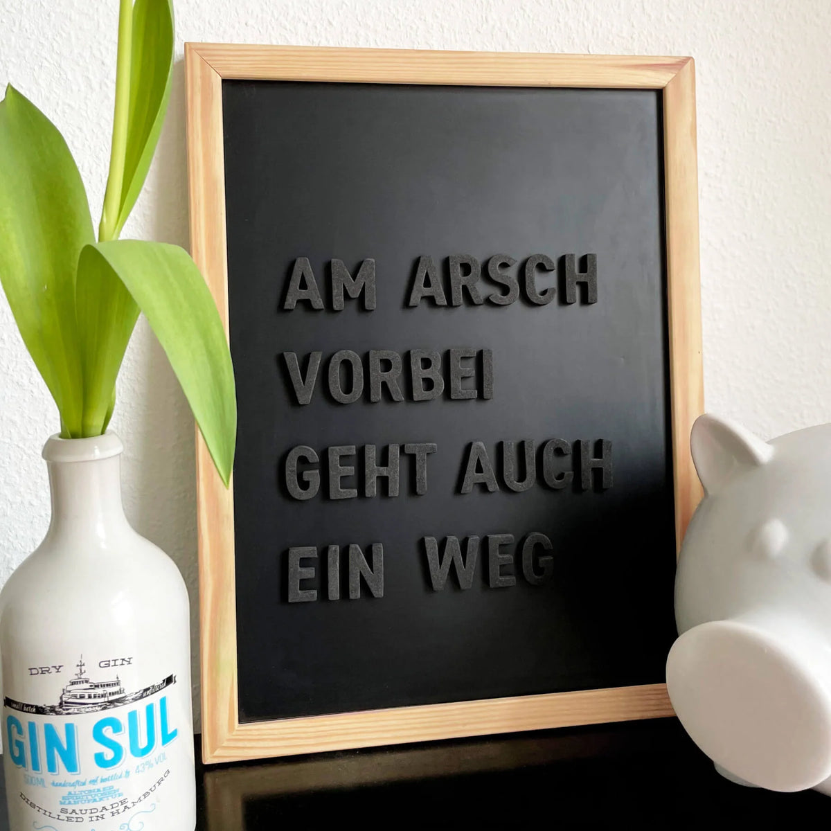 Magnetbuchstaben 'Skandal Schwarz' Type-OH