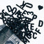 Magnetbuchstaben 'Skandal Schwarz' Type-OH