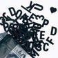 Magnetbuchstaben 'Skandal Schwarz' Type-OH