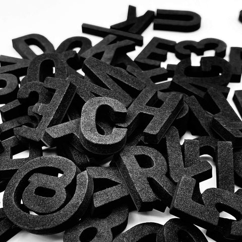 Magnetbuchstaben 'Skandal Schwarz' Type-OH