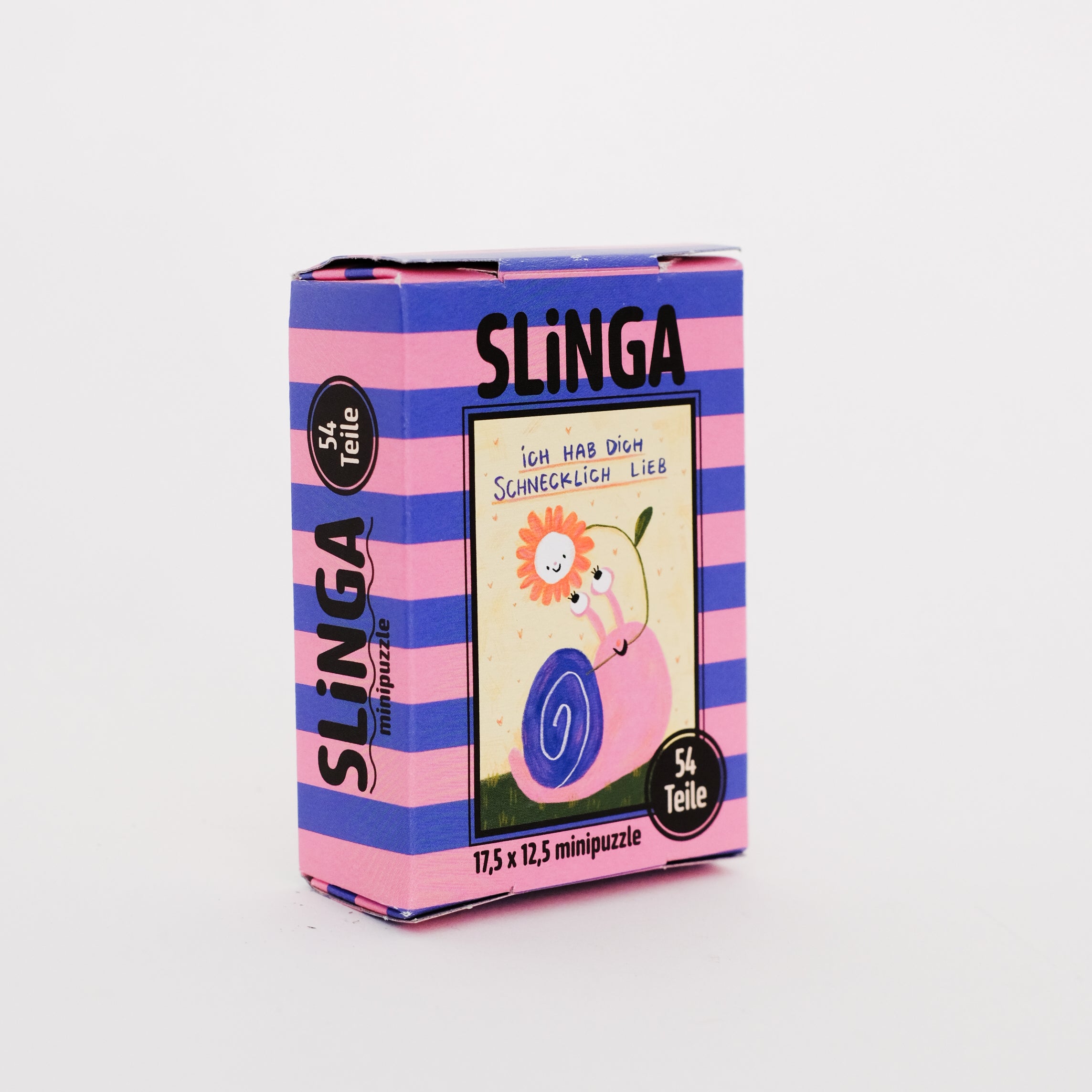 Mini-Puzzle 'Ich hab dich schnecklich lieb' Slinga