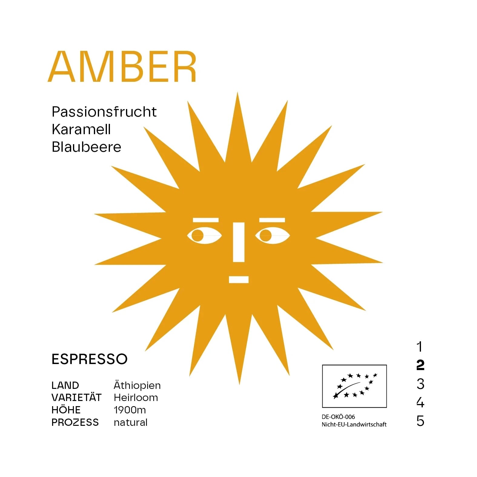 Espresso 'Amber' Sonndag