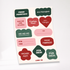 Geschenkaufkleber Stickerset LIEBS.CO