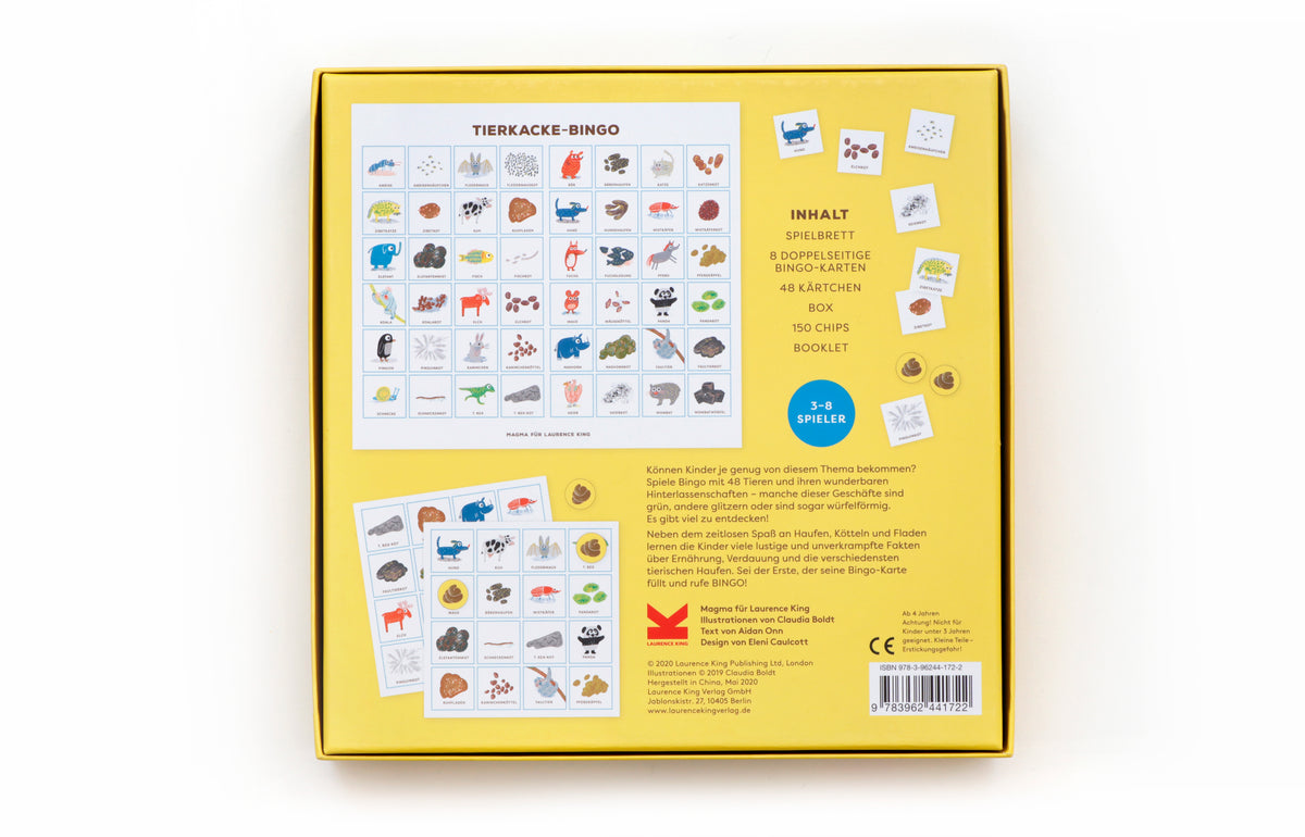 Spiel 'Tierkacke-Bingo' Laurence King Verlag