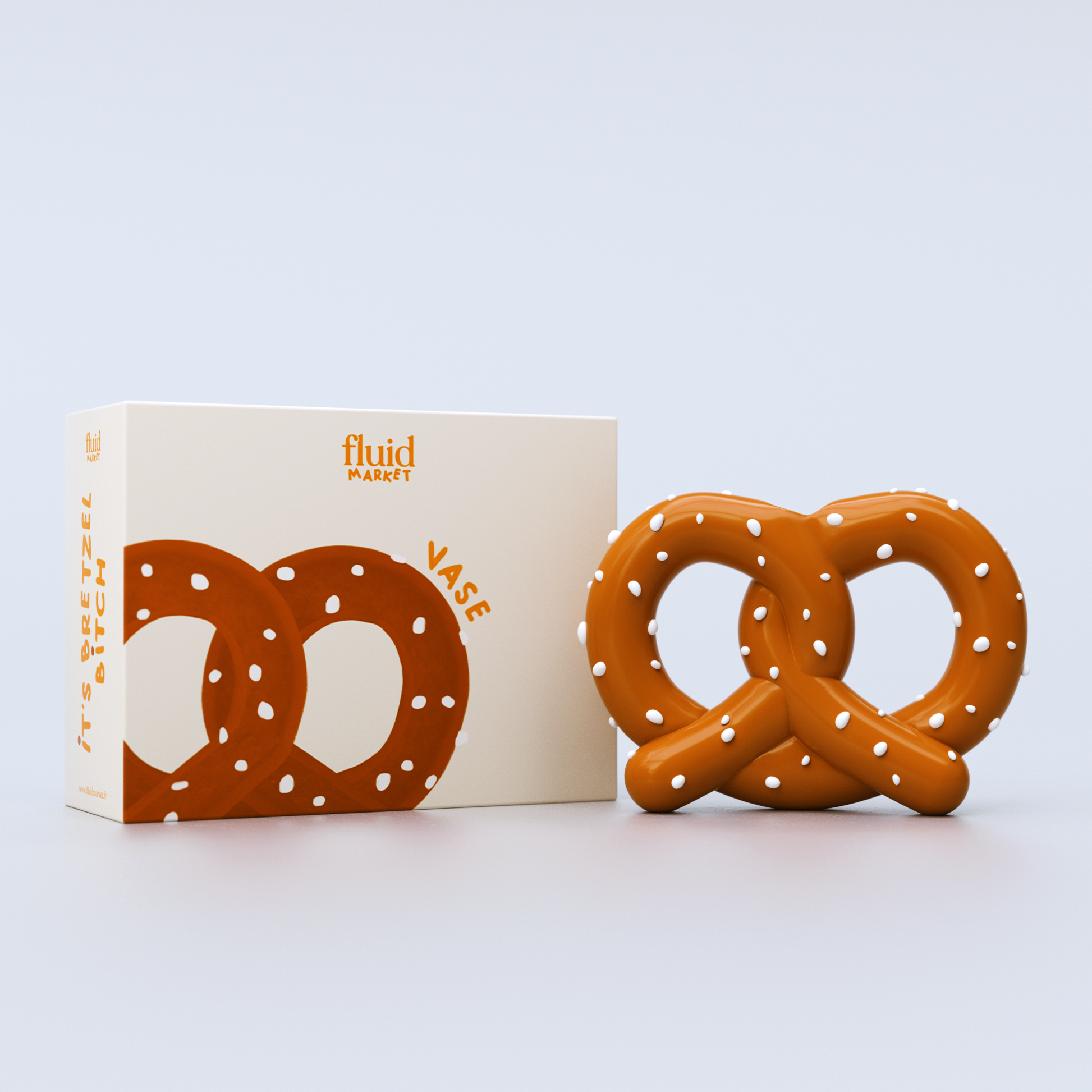 Vase 'Brezel' Fluid Market