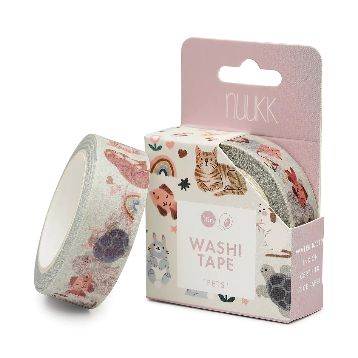 Washi Tape 'Haustiere' Nuukk / Elena Comté